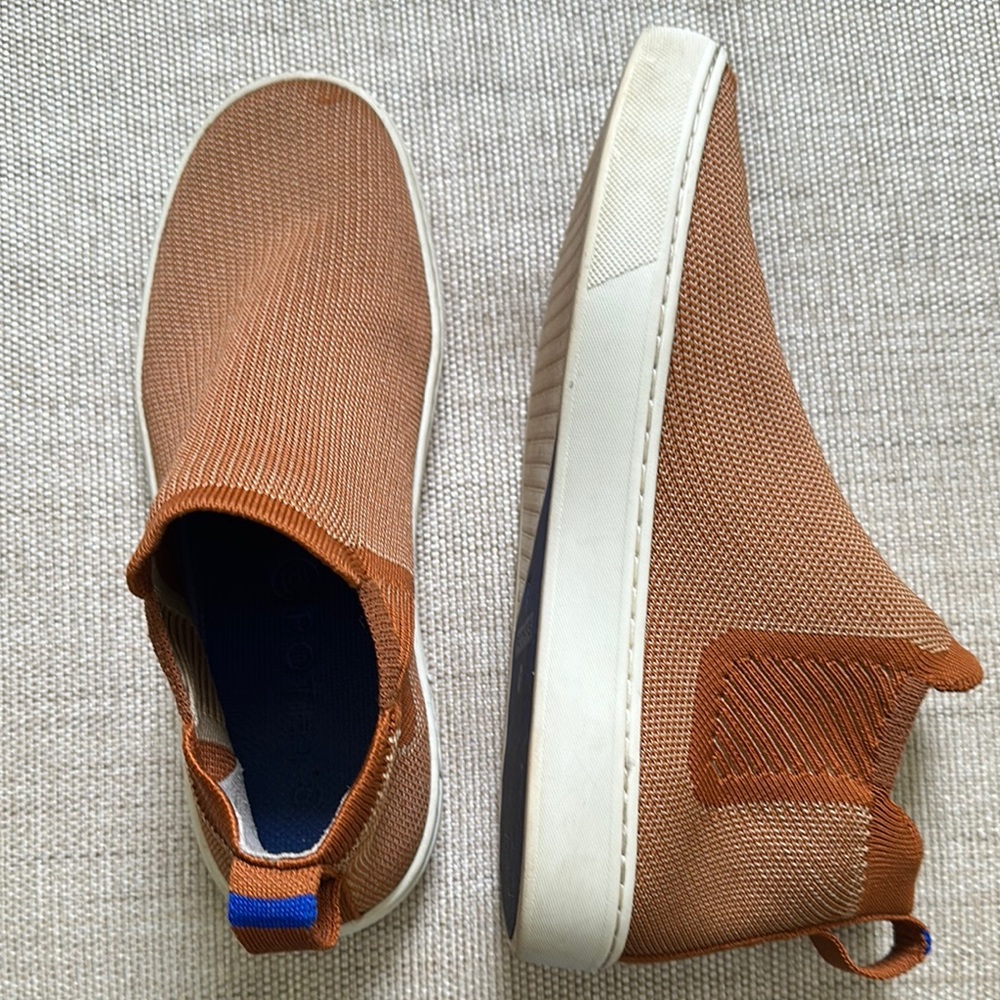 Rothy's Tan Slip-On Sneakers